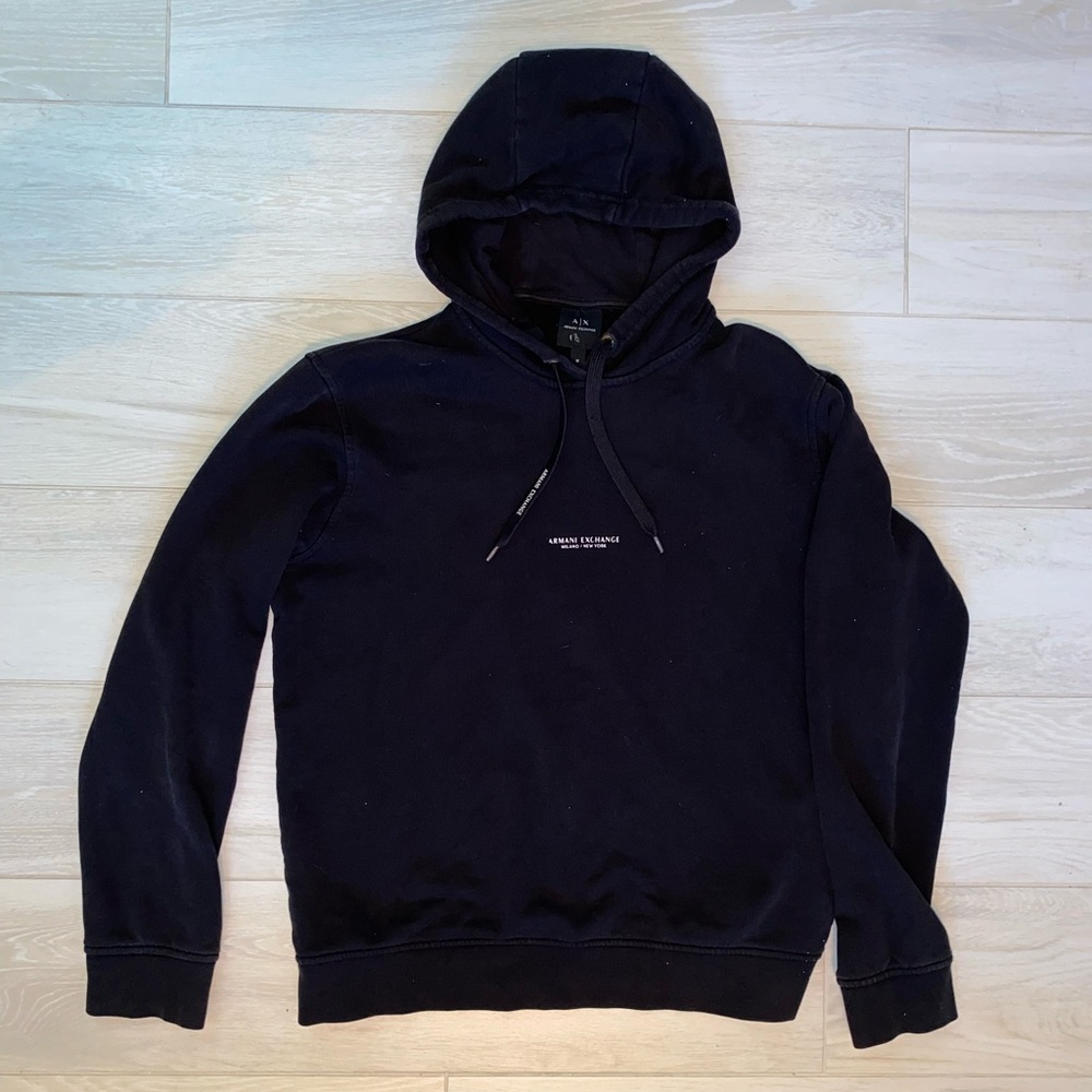 Armani Exchange Black Hoodie